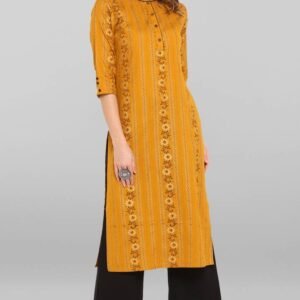 Women's Pure Cotton Printed Kurti Set